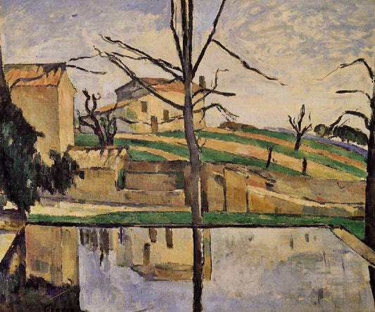 The Pool At Jas De Bouffan by Paul Cézanne