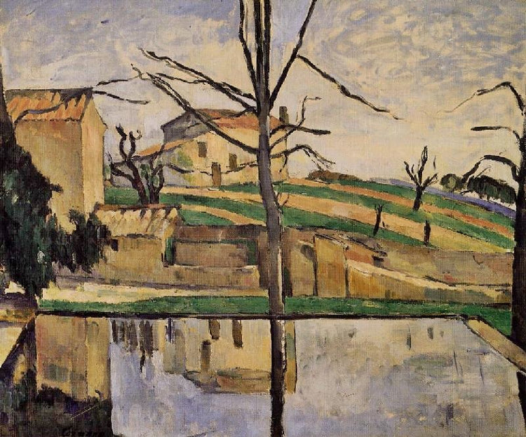 The Pool At Jas De Bouffan by Paul Cézanne