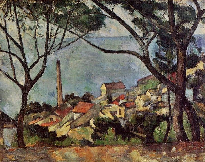 The Sea At L’Estaque by Paul Cézanne