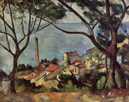 The Sea At L’Estaque by Paul Cézanne