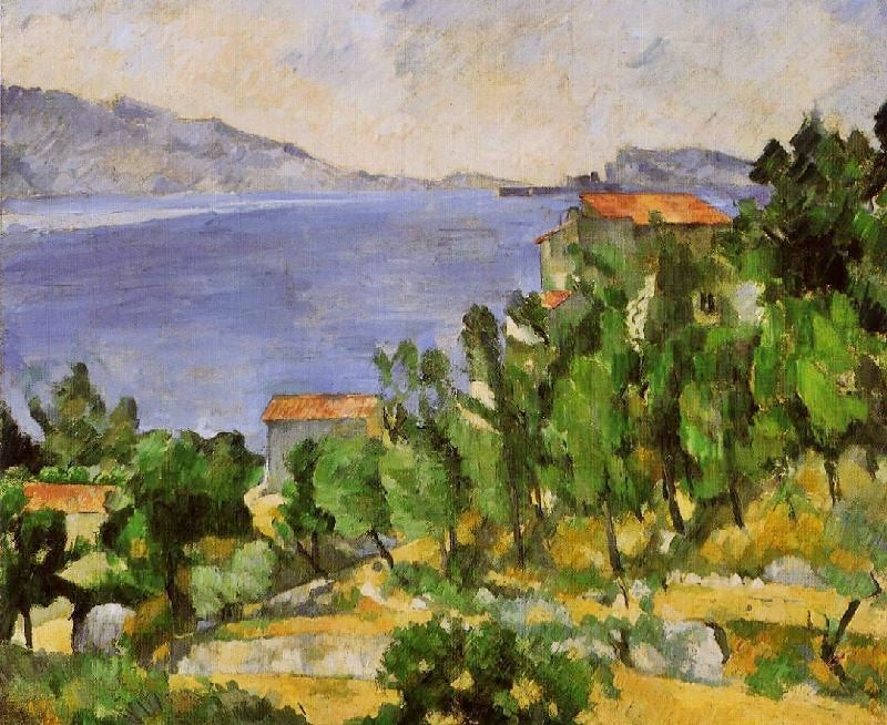 The Bay Of L’Estaque From The East by Paul Cézanne