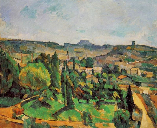Ile De France Landscape by Paul Cézanne