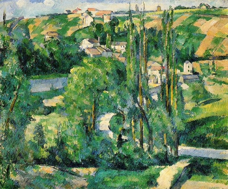 La Cote Du Galet, At Pontoise by Paul Cézanne
