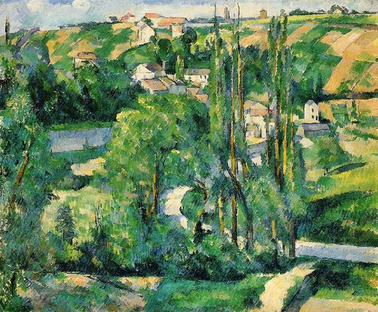 La Cote Du Galet, At Pontoise by Paul Cézanne