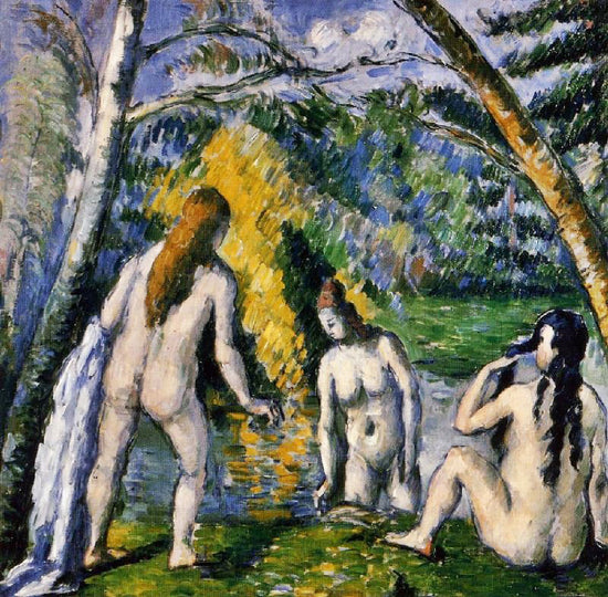 Three Bathers, 1882 by Paul Cézanne