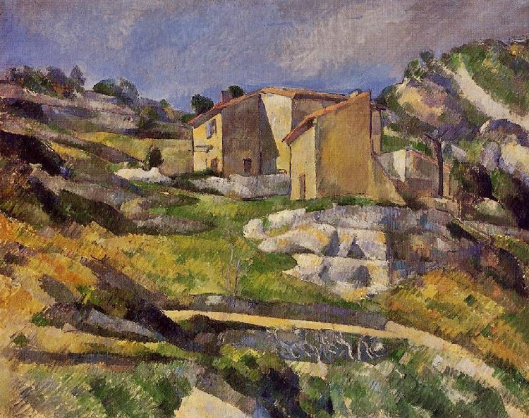 Houses In Provence, The Riaux Valley Near L’Estaque by Paul Cézanne