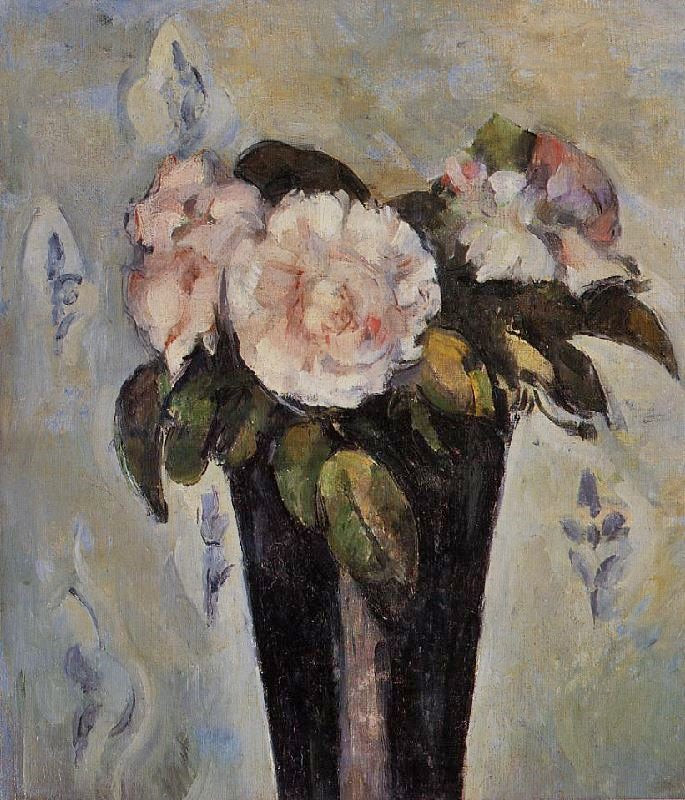 The Dark Blue Vase by Paul Cézanne