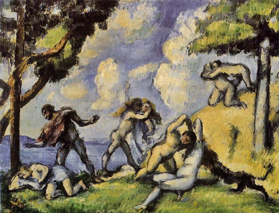 The Battle Of Love, I by Paul Cézanne