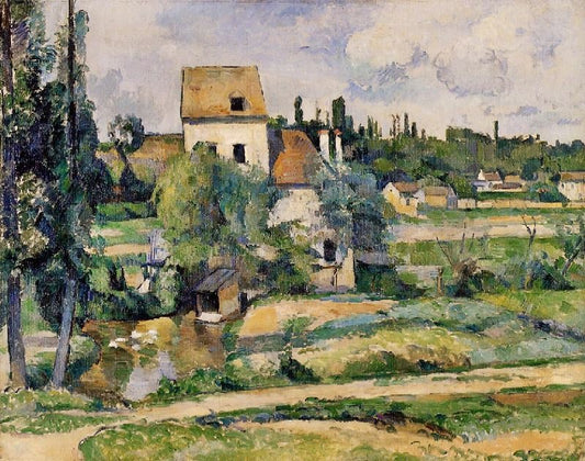Mill On The Couleuvre At Pontoise by Paul Cézanne
