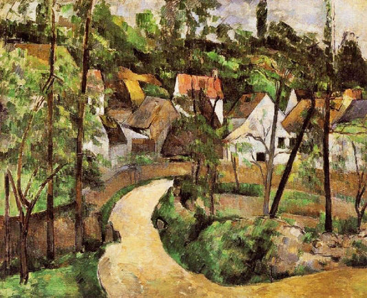 A Turn In The Road by Paul Cézanne