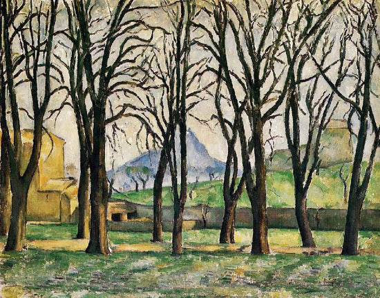 Chestnut Trees At The Jas De Bouffan by Paul Cézanne