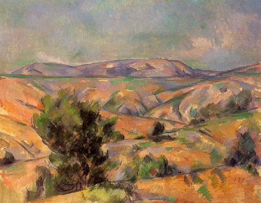 Mount Sainte-Victoire Seen From Gardanne by Paul Cézanne