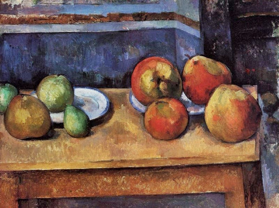Still Life, Apples And Pears by Paul Cézanne