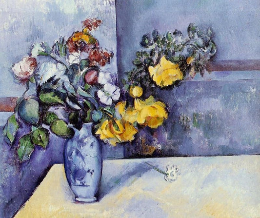 Flowers In A Vase, 1888 by Paul Cézanne