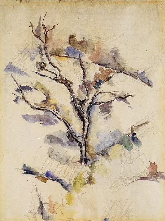 The Oak Tree by Paul Cézanne