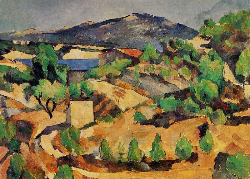 MOUNTAINS SEEN FROM L’ESTAQUE