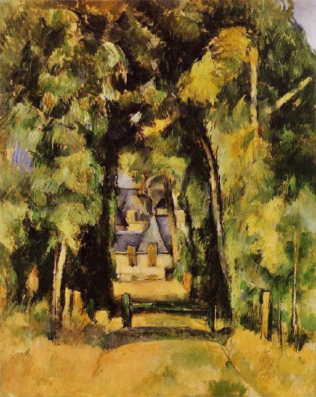 The Alley At Chantilly by Paul Cézanne
