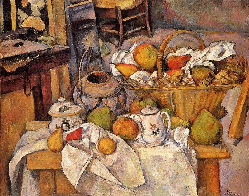 The Kitchen Table by Paul Cézanne