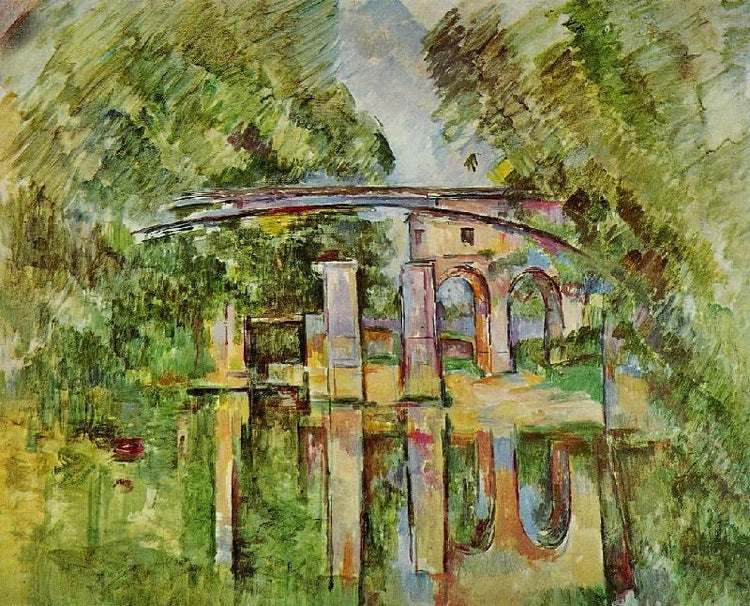 Aqueduct And Lock by Paul Cézanne