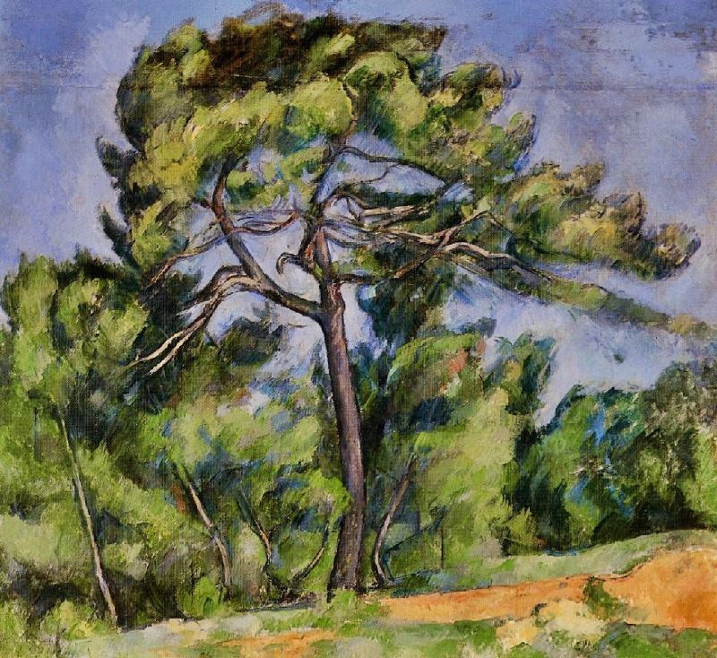 The Great Pine by Paul Cézanne