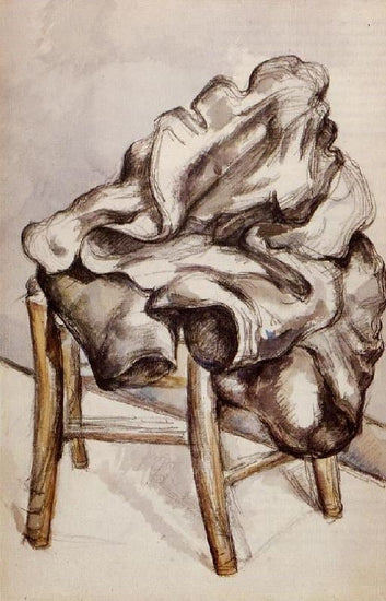 Jacket On A Chair by Paul Cézanne