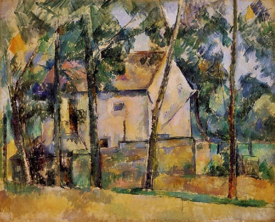 House And Trees by Paul Cézanne