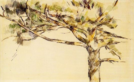 Large Pine, Study by Paul Cézanne