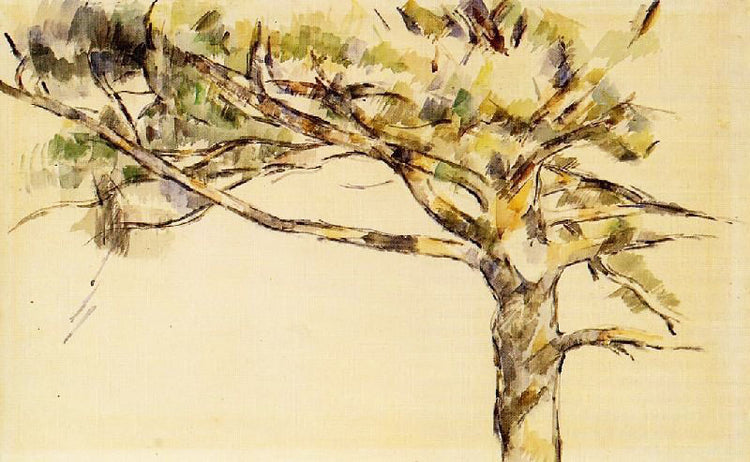 Large Pine, Study by Paul Cézanne