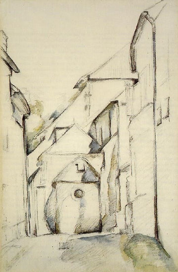 The Church Of Saint-Pierre In Avon by Paul Cézanne