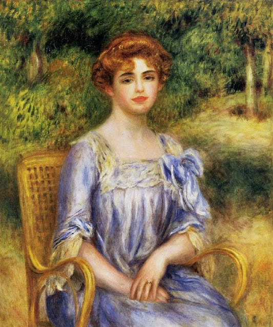 Madame Gaston Bernheim De Villers Nee Suzanne Adler by Pierre Auguste Renoir