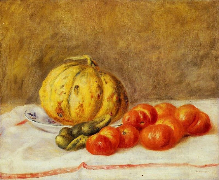 Melon And Tomatoes by Pierre Auguste Renoir