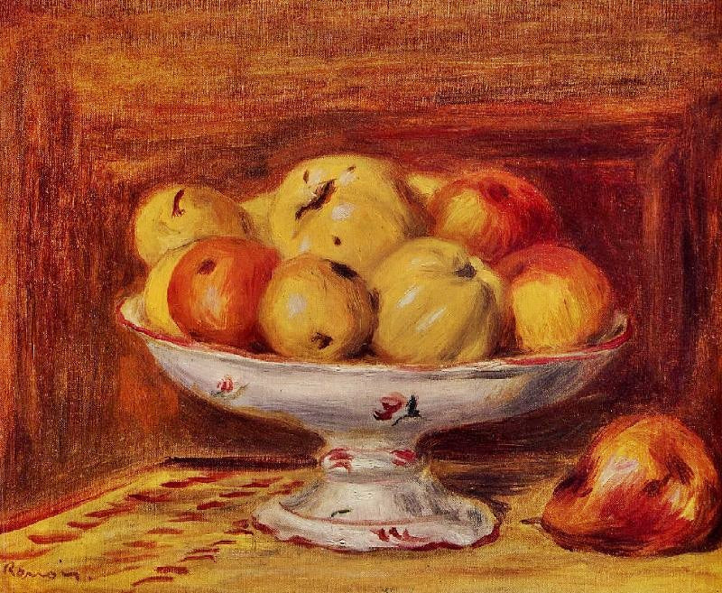 STILL LIFE WITH APPLES AND PEARS