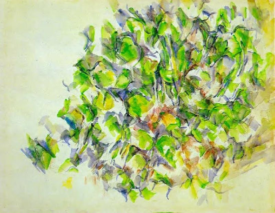 Foliage by Paul Cézanne