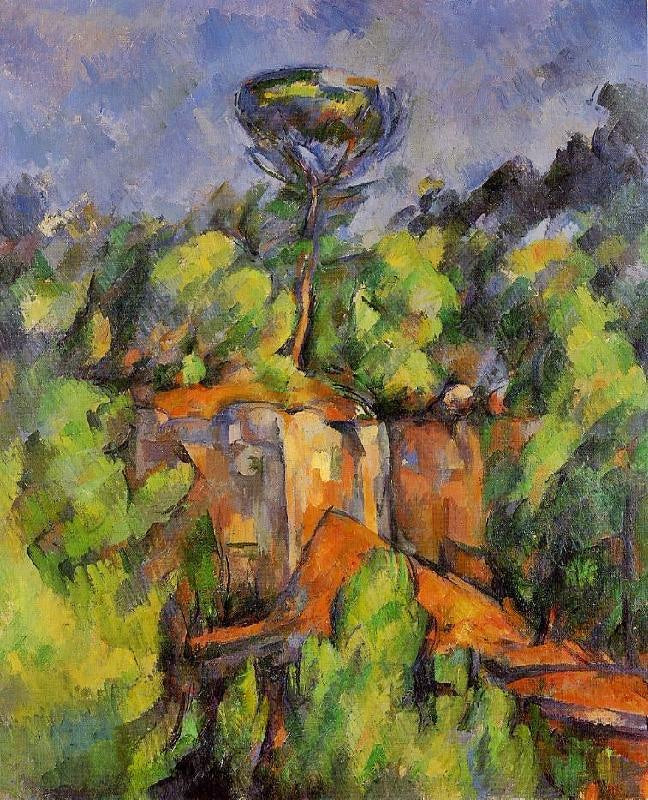 The Bibemus Quarry by Paul Cézanne