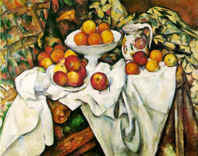 Apples And Oranges by Paul Cézanne
