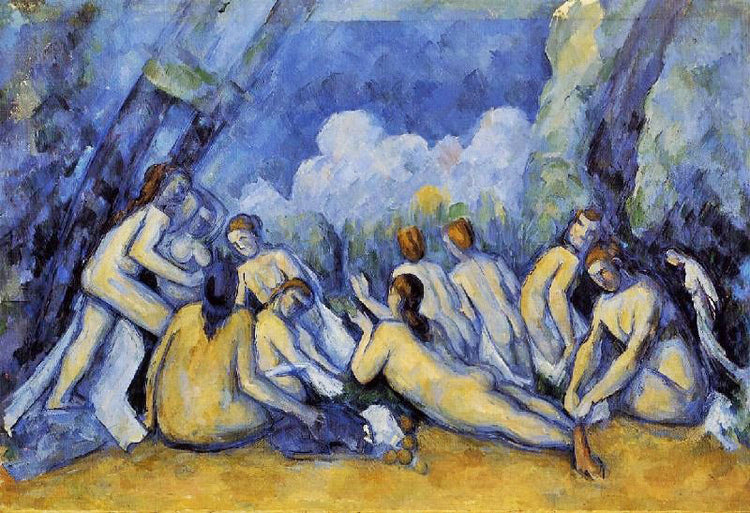 The Large Bathers, 1900 by Paul Cézanne