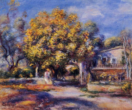 Houses At Cagnes by Pierre Auguste Renoir
