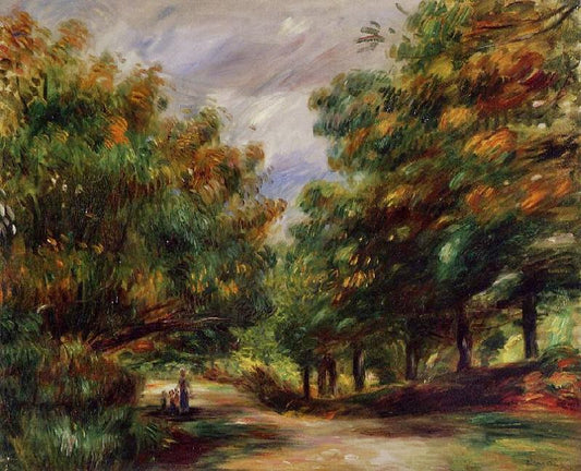 Road Near Cagnes by Pierre Auguste Renoir