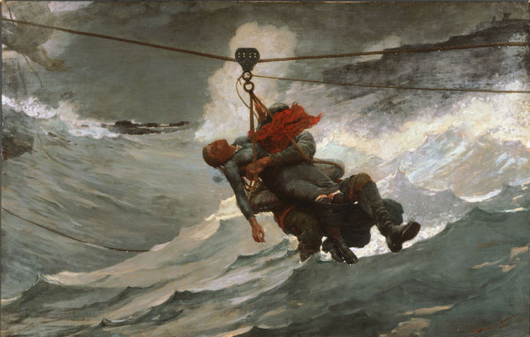 The Life Line by Winslow Homer