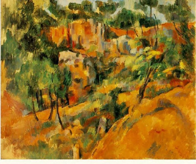 Corner Of The Quarry by Paul Cézanne