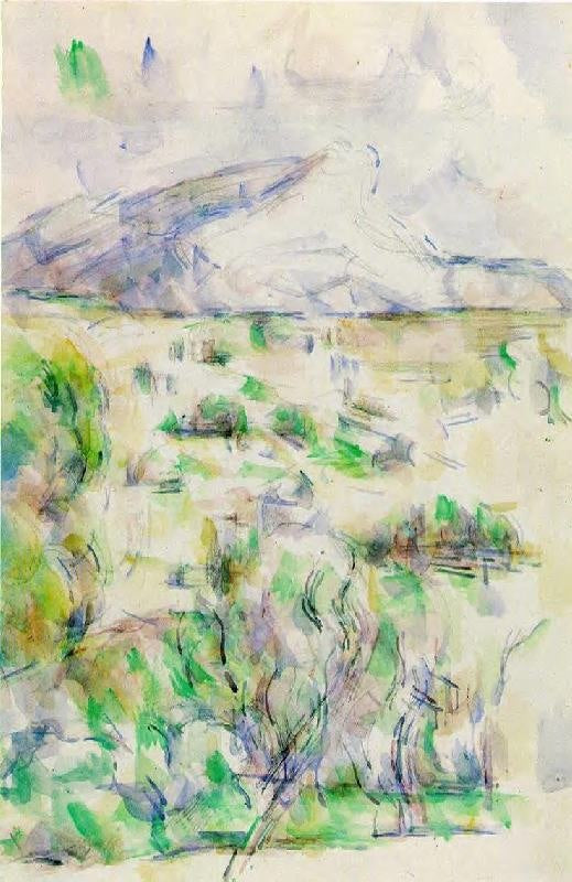 MONT SAINTE-VICTOIRE SEEN FROM LES LAUVES