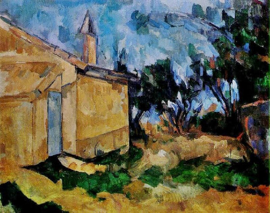 Jourdan’S Cottage by Paul Cézanne