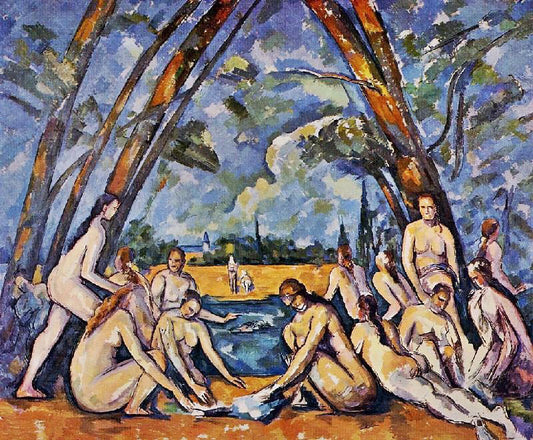 The Large Bathers, 1906 by Paul Cézanne