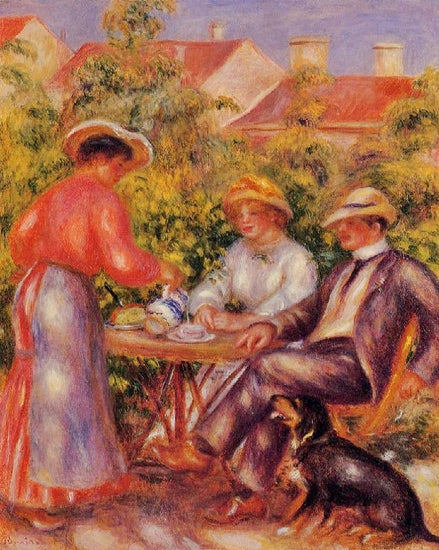 The Cup Of Tea by Pierre Auguste Renoir