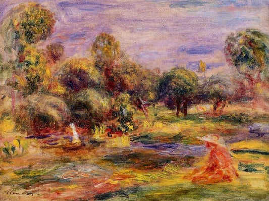 Cagnes Landscape by Pierre Auguste Renoir