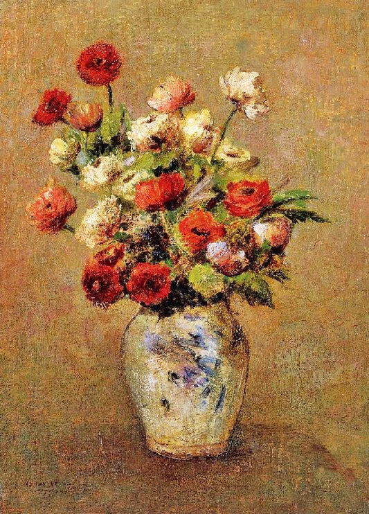 Bouquet Of Flowers, 1900 by Odilon Redon