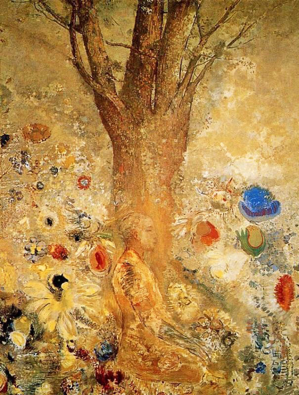 Buddah In His Youth by Odilon Redon