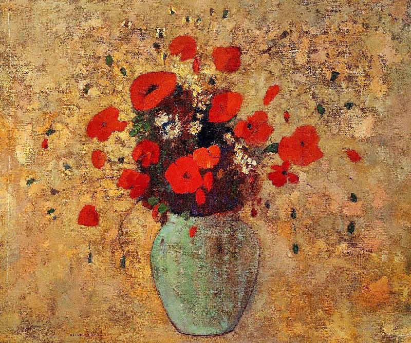 VASE OF POPPIES