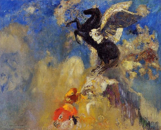 The Black Pegasus by Odilon Redon