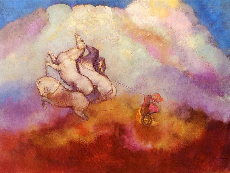 Phaeton by Odilon Redon